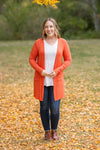 IN STOCK Classic Cardigan - Pumpkin FINAL SALE