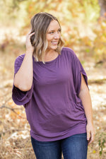 IN STOCK Darcy Dolman - Dark Purple | Women's Flowy Top FINAL SALE