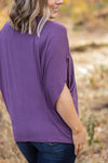 IN STOCK Darcy Dolman - Dark Purple | Women's Flowy Top FINAL SALE