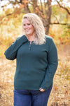 IN STOCK Harper Long Sleeve Henley - Evergreen | Women's Cozy Shirt