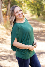 IN STOCK Darcy Dolman Top - Forest Green | Women's Flowy Top