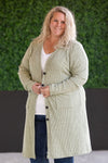 IN STOCK Colbie Ribbed Cardigan - Pistachio