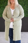 IN STOCK Colbie Ribbed Cardigan - Pistachio