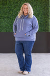 IN STOCK Funnel Neck -Blue and Pink Mix