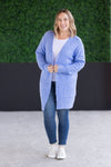 IN STOCK Madison Cozy Cardigan - Blue