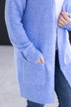 IN STOCK Madison Cozy Cardigan - Blue