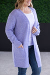 IN STOCK Madison Cozy Cardigan - Lavender