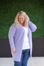 IN STOCK Madison Cozy Cardigan - Lavender