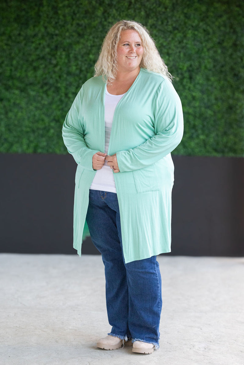 IN STOCK Classic Cardigan - Mint