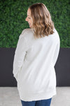 IN STOCK High Pocket Cardigan - White FINAL SALE