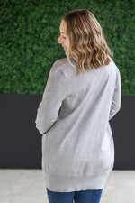 IN STOCK High Pocket Cardigan - Grey FINAL SALE