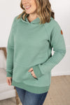 IN STOCK Tatum Textured Pullover Hoodie - Sea Green