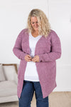 IN STOCK Madison Cozy Cardigan - Frosted Berry