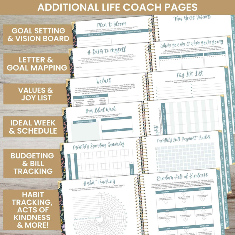 2025 8.5x11 Hard Cover Planners-Choose Design