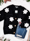 IN STOCK Snowflake Cardigan - Black