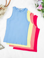 IN STOCK Tara Ribbed Tank - Yellow