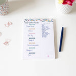 6x9 Magnetic Meal Planning Pad, Choose Design