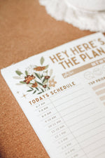 Floral Weekly Notepad