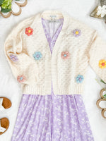 IN STOCK Flower Cardigan - Ivory