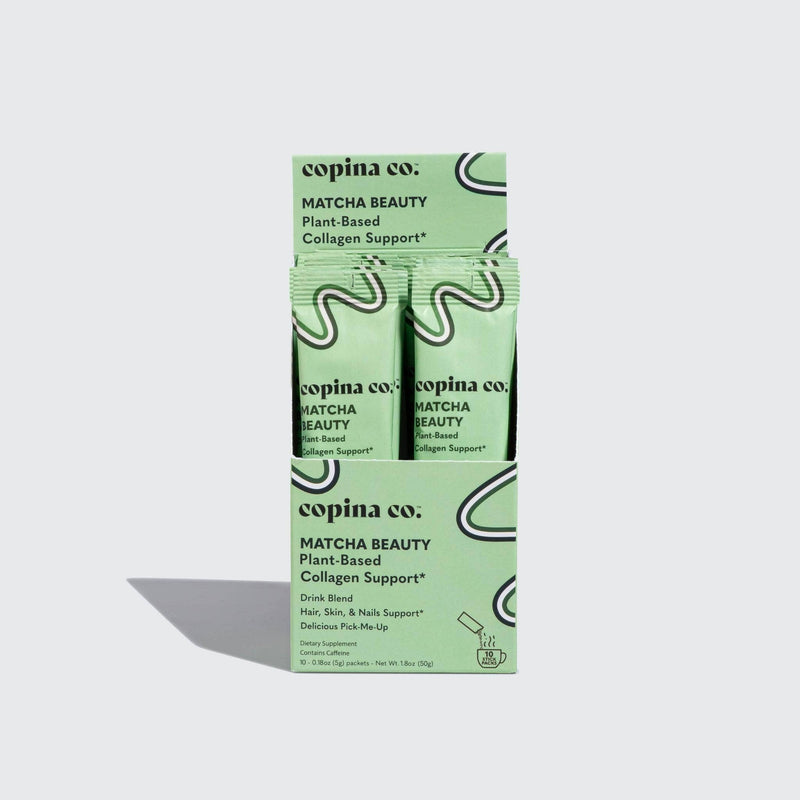 Matcha Plant-Based Collagen Boost Latte Stick Packs