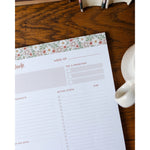 This Week Planner Pad - Almond Blossom