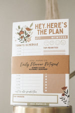 Floral Weekly Notepad