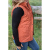 IN STOCK Corduroy Vest - Pumpkin FINAL SALE