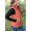 IN STOCK Corduroy Vest - Pumpkin FINAL SALE