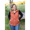 IN STOCK Corduroy Vest - Pumpkin FINAL SALE