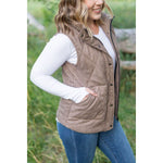 IN STOCK Corduroy Vest - Mocha FINAL SALE