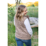 IN STOCK Corduroy Vest - Mocha FINAL SALE