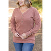 IN STOCK Brittney Button Sweater - Terra Cotta | Women's Long Sleeve FINAL SALE