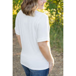 IN STOCK Selene Relaxed Top - White FINAL SALE