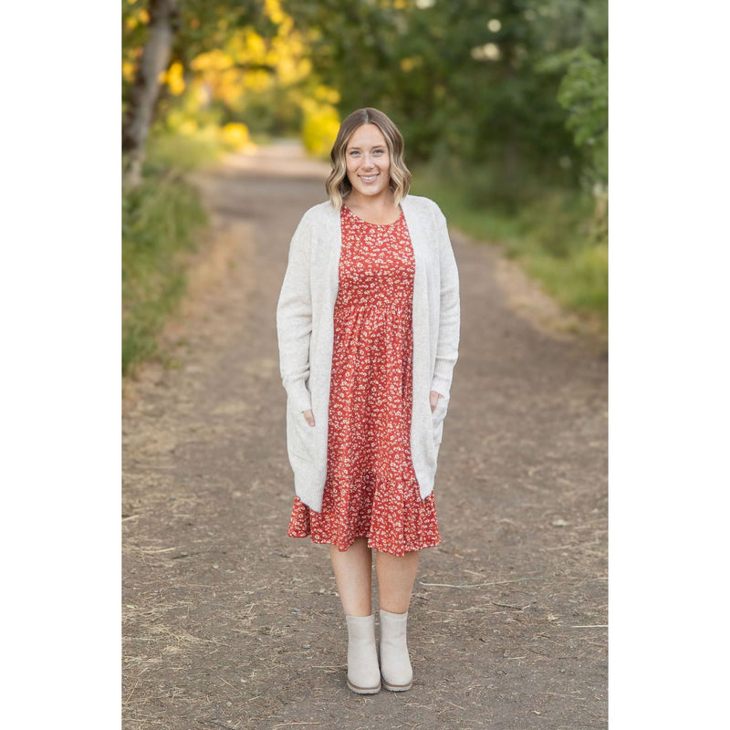 IN STOCK Bailey Dress - Rust Floral | Women's Tank Dress