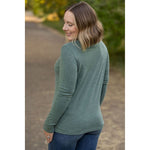 IN STOCK Leah Long Sleeve Top - Light Green | Women's Casual Top