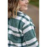 IN STOCK Norah Plaid Shacket - Classic Green and Grey Mix FINAL SALE