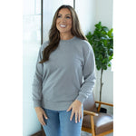 IN STOCK Vintage Wash Pullover - Light Grey