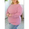 IN STOCK Corrine Ribbed Pullover Top - Pink