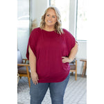 Darcy Dolman Top - Burgundy | Women's Flowy Top