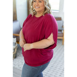 IN STOCK Darcy Dolman Top - Burgundy | Women's Flowy Top FINAL SALE