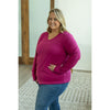 IN STOCK Leah Long Sleeve Top - Magenta | Women's Casual Top