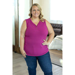 IN STOCK Addison Henley Tank - Berry