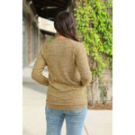 IN STOCK Hannah Pocket Pullover - Mustard FINAL SALE