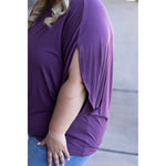 IN STOCK Darcy Dolman - Dark Purple | Women's Flowy Top