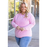 IN STOCK Catherine Corded Pullover - Pink Sands