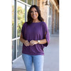 IN STOCK Darcy Dolman - Dark Purple | Women's Flowy Top