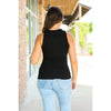 IN STOCK Tara Ribbed Tank - Black