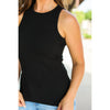 IN STOCK Tara Ribbed Tank - Black