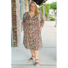 IN STOCK Taylor Dress - Mocha Floral | Women's Dress