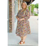 IN STOCK Taylor Dress - Mocha Floral | Women's Dress